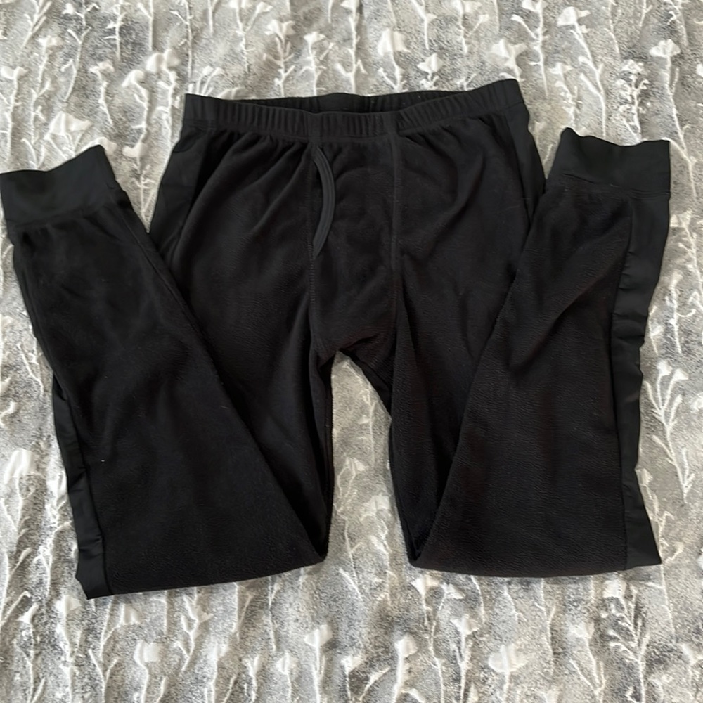Cuddle duds climatesmart fleece pants youth boys large thermal ski snow